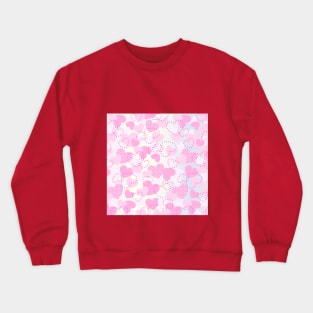 Beautiful valentine background pattern Crewneck Sweatshirt